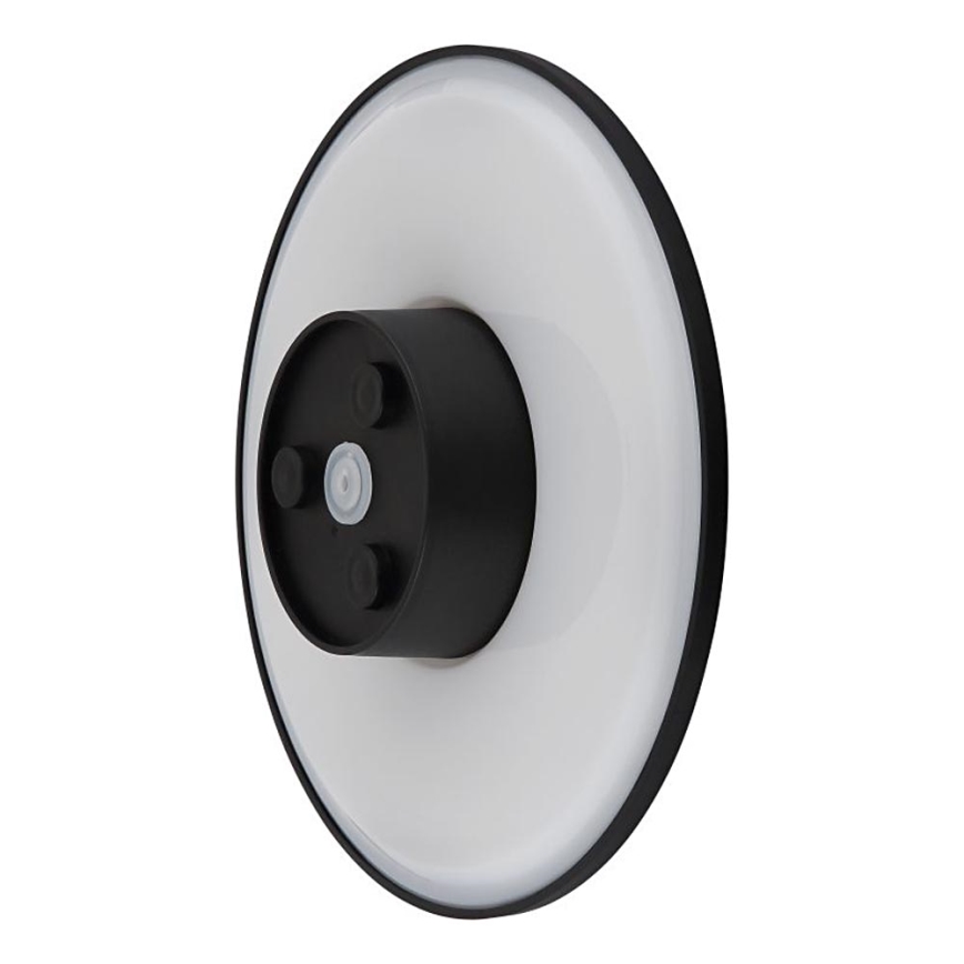Globo - LED Väli seinavalgusti LED/15W/230V 3000/4000/6000K d. 25,2 cm IP44 must