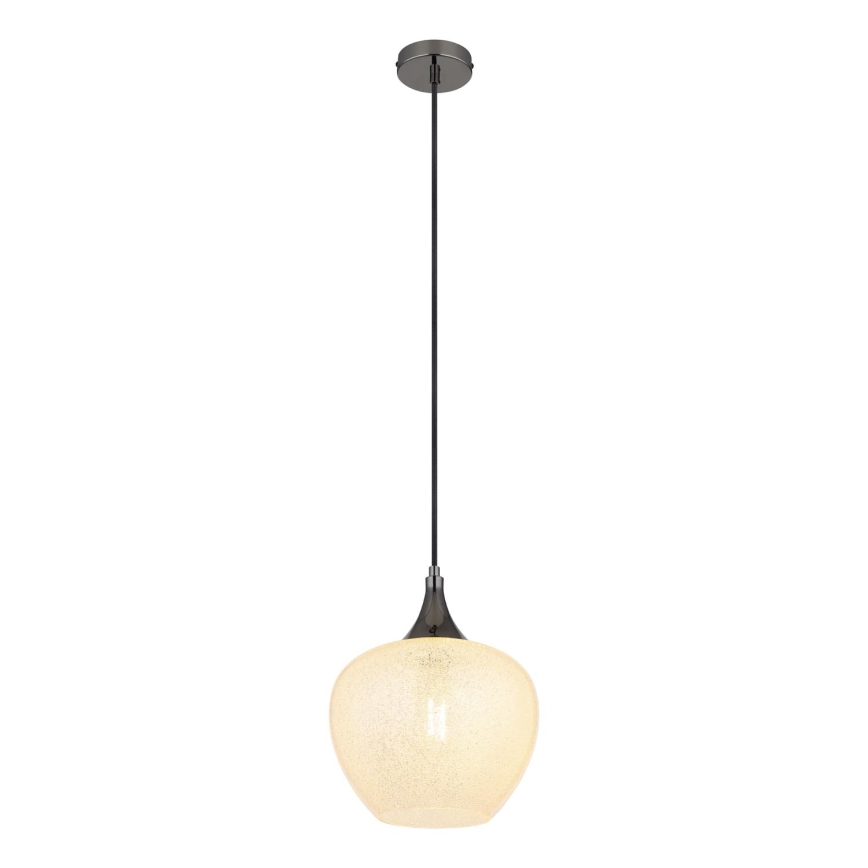 Globo - Lühter 1xE27/40W/230V d. 24 cm valge/antratsiit