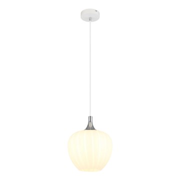 Globo - Lühter 1xE27/60W/230V d. 24 cm valge