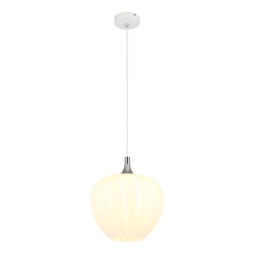 Globo - Lühter 1xE27/60W/230V d. 29 cm valge