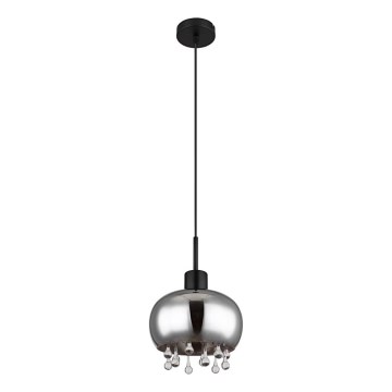 Globo - Lühter 1xE27/9W/230V d. 21 cm must