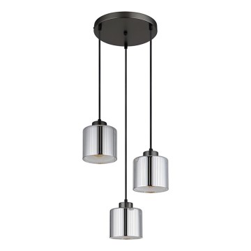 Globo - Lühter 3xE27/60W/230V läikiv kroom d. 33 cm