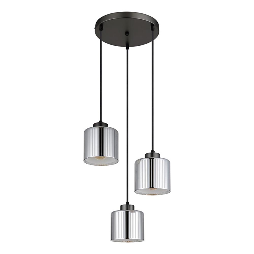 Globo - Lühter 3xE27/60W/230V läikiv kroom d. 33 cm
