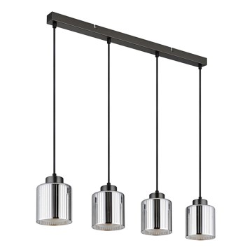 Globo - Lühter 4xE27/60W/230V läikiv kroom