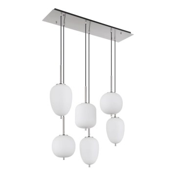 Globo - Lühter 6xE14/40W/230V läikiv kroom