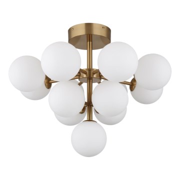 Globo - Pinnale kinnitatav lühter 13xG9/5W/230V d. 56 cm kuldne