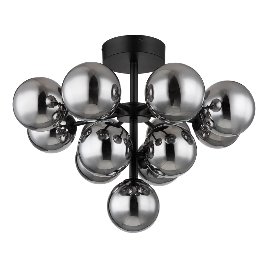 Globo - Pinnale kinnitatav lühter 13xG9/5W/230V d. 56 cm must