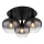 Globo - Pinnale kinnitatav lühter 3xE27/40W/230V d. 45 cm must
