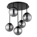 Globo - pinnale kinnitatav lühter 5xE14/25W/230V must