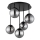 Globo - pinnale kinnitatav lühter 5xE14/25W/230V must