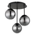 Globo - Pinnapealne laelamp 3xE14/25W/230V must