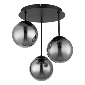 Globo - Pinnapealne laelamp 3xE14/25W/230V must