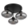 Globo - pinnapealne laelamp 3xE27ILLU/40W/230V must