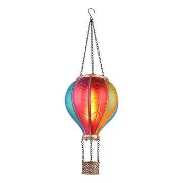 Globo - Rippuv päikesepaneeliga kaunistus 20xLED/0,5W/3V IP44 Lendav õhupall