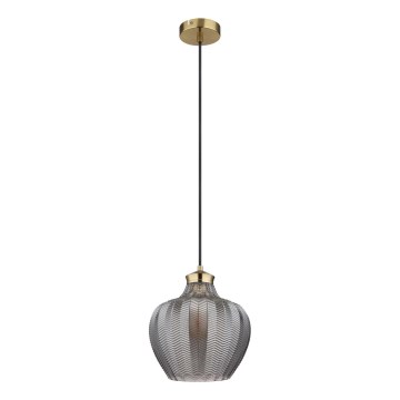 Globo - rippvalgusti kaabliga 1xE27/60W/230V läbimõõt 22 cm suitsune