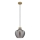 Globo - rippvalgusti kaabliga 1xE27/60W/230V läbimõõt 22 cm suitsune