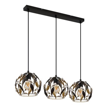 Globo - Rippvalgusti kaabliga 3xE27/40W/230V 20x74 cm