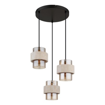 Globo - Rippvalgusti kaabliga 3xE27/40W/230V