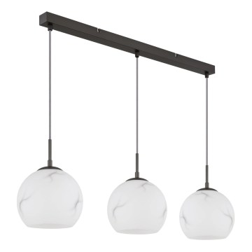 Globo - Rippvalgusti kaabliga 3xE27/60W/230V