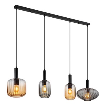 Globo - Rippvalgusti kaablil 4xE27/60W/230V