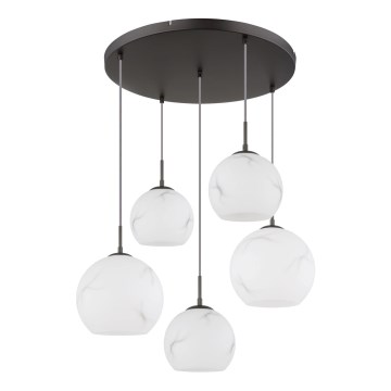 Globo - rippvalgusti kaablil, 5 x E27, maks. 60 W, 230 V, läbimõõt 75 cm
