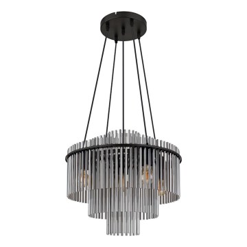 Globo - Rippvalgusti kaablil 5xE27/60W/230V must