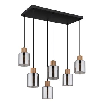 Globo - Rippvalgusti kaablil 6xE27/25W/230V
