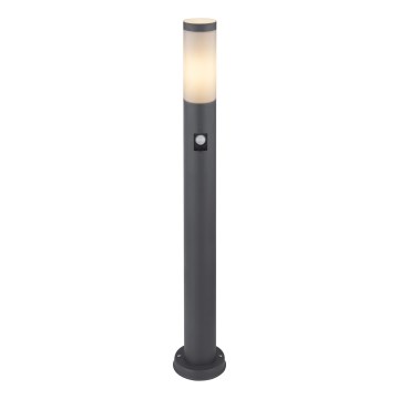 Globo - Välivalgusti koos anduriga 1xE27/15W/230V IP44 80 cm antratsiit