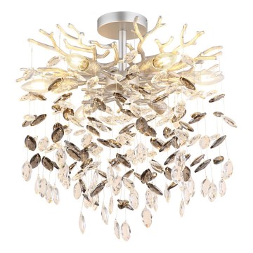 Globo - Varrega rippvalgusti 6xE14/40W/230V hõbedane