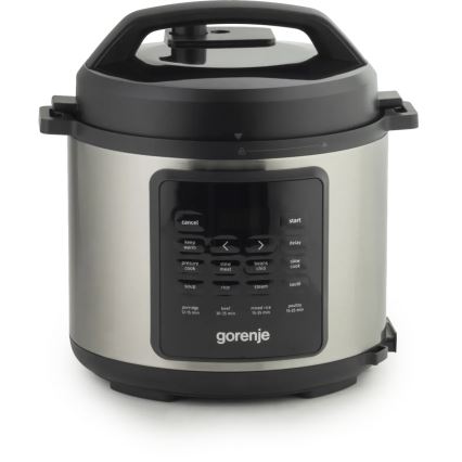GORENJE GMC6SBK - Mitmeotstarbeline elektripott 6 l 8-ühes 1000W/230V roostevabast terasest