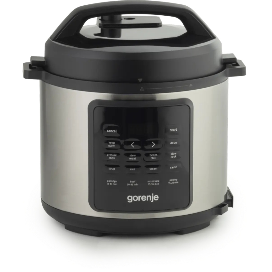 GORENJE GMC6SBK - Mitmeotstarbeline elektripott 6 l 8-ühes 1000W/230V roostevabast terasest