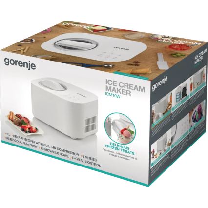 GORENJE ICM10W - Jäätisemasin 100W/230V valge