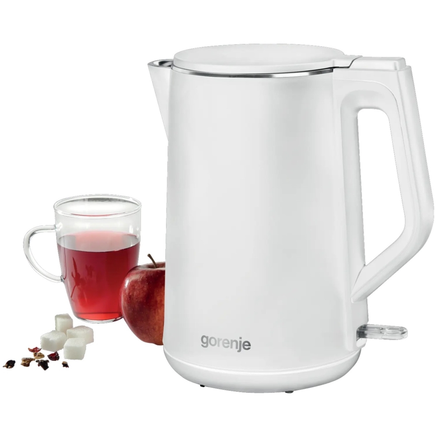 GORENJE K15DWW - Elektriline veekeetja 1,5 l 2200W/230V valge