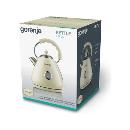 GORENJE K17CLI - Elektriline veekeetja 1,7 l 2200W/230V beež