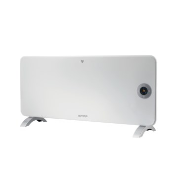 GORENJE OPTIHEAT 2000EWP - Nutikas elektriline konvektor/otsekütteseade 2000 W, IP44, Wi‑Fi, valge