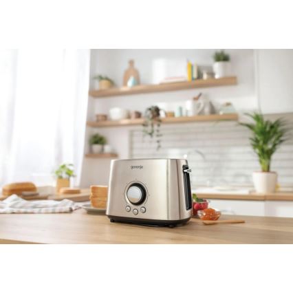 GORENJE T1000E - kaheavaga röster soojendusrestiga, 1000W/230V, roostevabast terasest