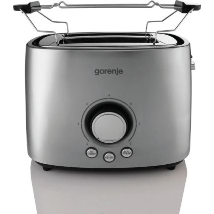 GORENJE T1000E - kaheavaga röster soojendusrestiga, 1000W/230V, roostevabast terasest
