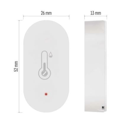 GoSmart digitaalne traadita termomeeter 1×CR2032