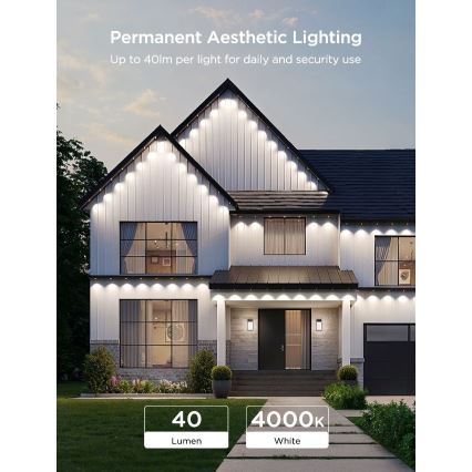 Govee - 30 m LED RGBIC-kett allavalgustitega, Wi-Fi, Matter, IP67
