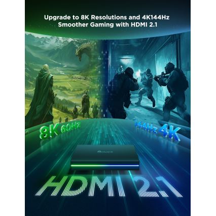 Govee - AI Sync Box Kit 2 Nutikas arvuti valgustuskomplekt 27-34 + Wi-Fi LED-paneelid