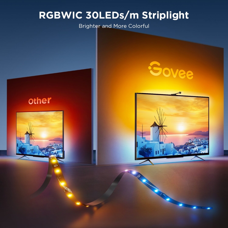 Govee - Backlight 3S Netflix TV 55-65" SMART LED taustvalgustus RGBICW Wi-Fi + kaugjuhtimispult