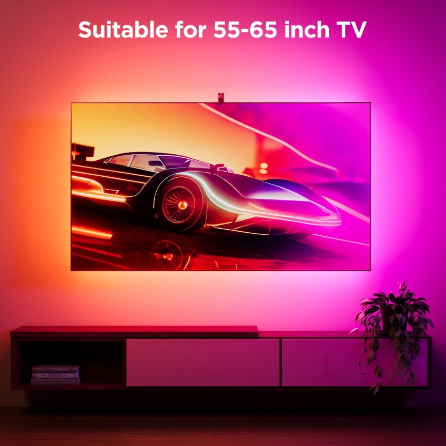 Govee - Backlight 3S Netflix TV 55-65" SMART LED taustvalgustus RGBICW Wi-Fi + kaugjuhtimispult