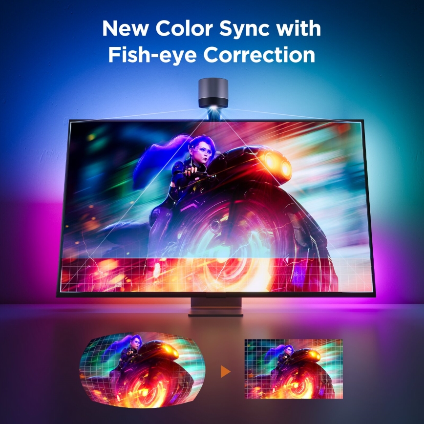 Govee - Backlight 3S Netflix TV 55-65" SMART LED taustvalgustus RGBICW Wi-Fi + kaugjuhtimispult