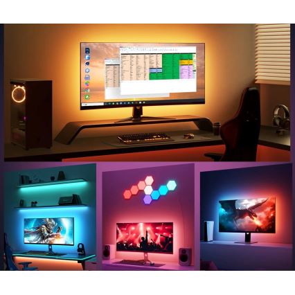 Govee - Dreamview G1 Smart LED RGBIC monitori valgustus 27-34 Wi-Fi