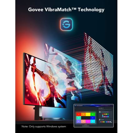 Govee - Dreamview G1 Smart LED RGBIC monitori valgustus 27-34 Wi-Fi