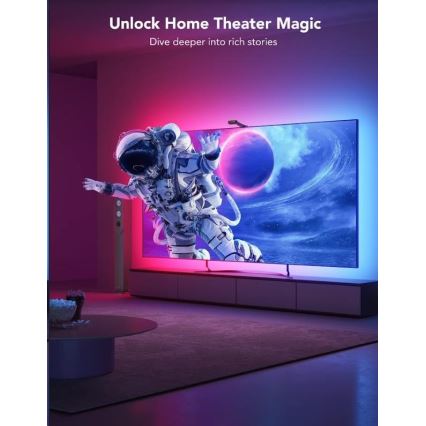 Govee - DreamView T2 DUAL TV 55-65 SMART LED taustvalgustus RGBIC Wi-Fi + kaugjuhtimispult