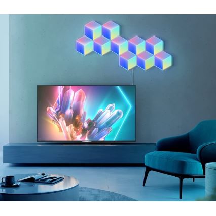 Govee - KOMPLEKT 10x LED Valgusti Glide Hexa Pro LED Smart RGBIC Wi-Fi
