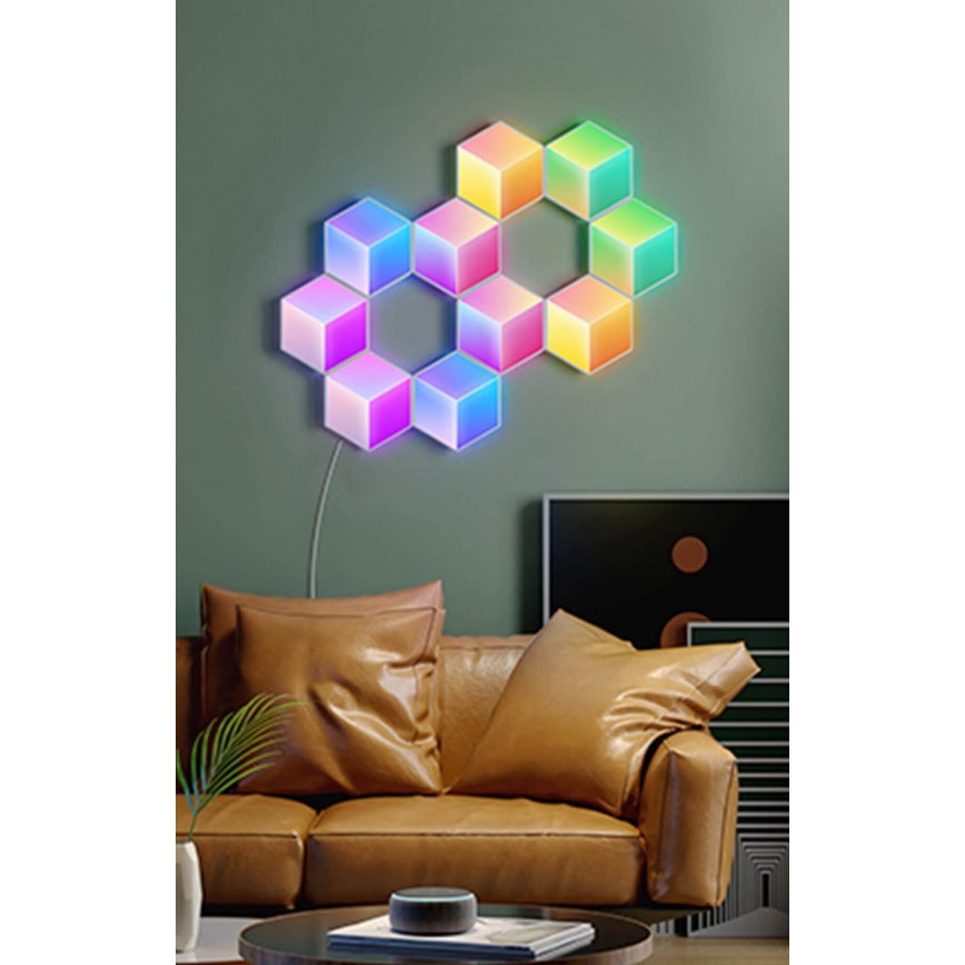 Govee - KOMPLEKT 10x LED Valgusti Glide Hexa Pro LED Smart RGBIC Wi-Fi