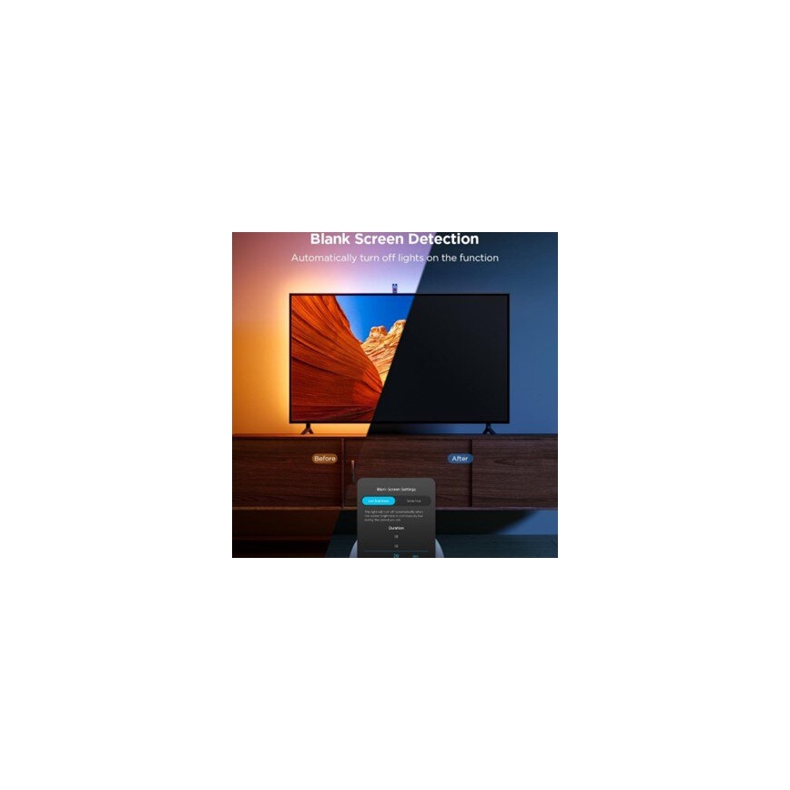 Govee - KOMPLEKT 2x Backlight TV 55-65" SMART LED taustvalgustus RGBICW Wi-Fi