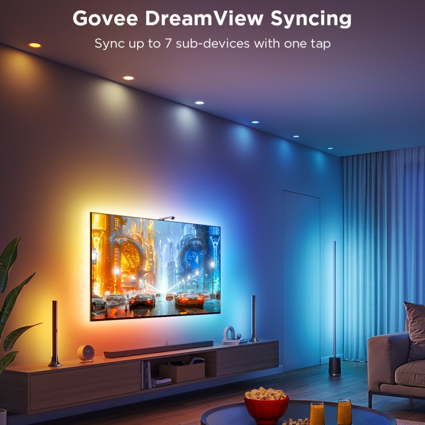 Govee - KOMPLEKT 2x Backlight TV 55-65" SMART LED taustvalgustus RGBICW Wi-Fi